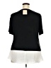 BLOOMCHIC Color Block Black Short Sleeve T-Shirt Size 18 - 20 - photo 2
