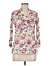 I.N. Studio Floral Pink 3/4 Sleeve Blouse Size M - photo 1