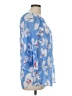 Valerie Stevens Blue 3/4 Sleeve Blouse Size L - photo 4