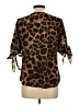 Zanzea Collection 100% Polyester Brown 3/4 Sleeve Blouse Size L - photo 2