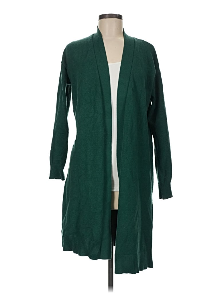 Pre-owned Ann Taylor Cardigan Sweater In Green