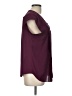 Daniel Rainn 100% Polyester Burgundy Short Sleeve Blouse Size L - photo 4