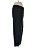 Onque Casuals Solid Black Casual Pants Size L - photo 4