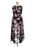 En Focus Studio 100% Polyester Floral Black Cocktail Dress Size 14 - photo 1