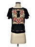 Tiny Floral Black Short Sleeve T-Shirt Size XS - photo 1