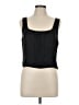 Express 100% Polyester Black Tank Top Size L - photo 1