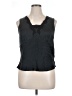 Hillard & Hanson Black Sleeveless Blouse Size 1X - photo 1