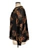 CAbi 100% Polyester Black Long Sleeve Blouse Size XL - photo 5