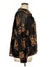 CAbi 100% Polyester Black Long Sleeve Blouse Size XL - photo 4