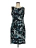 Antonio Melani 100% Polyester Graphic Blue Cocktail Dress Size 8 - photo 1