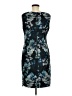 Antonio Melani 100% Polyester Graphic Blue Cocktail Dress Size 8 - photo 2