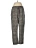 By Anthropologie Plaid Gray Casual Pants Size M - photo 1