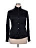 Max Mara Black Long Sleeve Silk Top Size 14 - photo 1