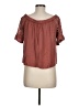Lovestitch Brown Short Sleeve Blouse Size M - photo 2