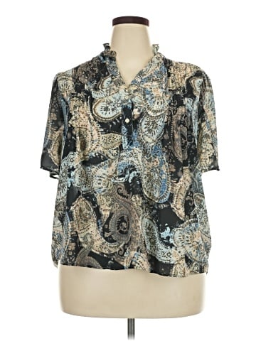 T Tahari Short Sleeve Blouse (view 1)