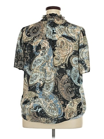T Tahari Short Sleeve Blouse (view 2)