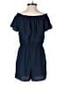 Bebop 100% Polyester Solid Blue Romper Size XS - photo 2