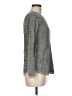 Jeanne Pierre 100% Cotton Tweed Gray Pullover Sweater Size M - photo 4