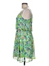 Lush 100% Polyester Print Green Cocktail Dress Size M - photo 5