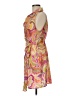 Easel 100% Polyester Paisley Pink Cocktail Dress Size M - photo 5