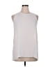 Lush 100% Polyester White Sleeveless T-Shirt Size XL - photo 1