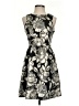 Tabitha Floral Black Cocktail Dress Size 2 - photo 1