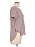 Lush 100% Polyester Purple Short Sleeve Blouse Size L - photo 4