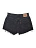 Levi's Hearts Black Denim Shorts Size 28 waist - photo 2