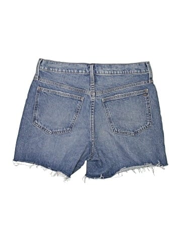 Madewell Relaxed Mid-Length Denim Shorts in Cranwood Wash (view 2)