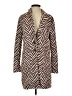 Maurices 100% Polyester Chevron-herringbone Brown Coat Size XS - photo 1