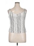 Xscape Silver Sleeveless Top Size XL - photo 1