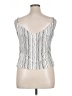 Xscape Silver Sleeveless Top Size XL - photo 2