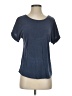 Moa Moa Blue Short Sleeve Top Size S - photo 1