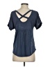 Moa Moa Blue Short Sleeve Top Size S - photo 2