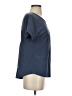 Moa Moa Blue Short Sleeve Top Size S - photo 4