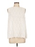 Bailey 44 100% Polyester Ivory Sleeveless Blouse Size L - photo 1