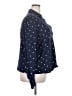 Boden 100% Cotton Polka Dots Blue Long Sleeve Blouse Size 20 - 21 - photo 4