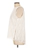 Bailey 44 100% Polyester Ivory Sleeveless Blouse Size L - photo 5