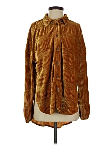 Free People Long Sleeve Button-Down Shirt (view 1)
