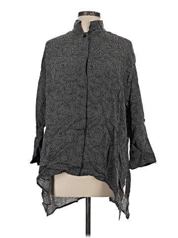 Assorted Brands 3/4 Sleeve Button-Down Shirt (view 1)