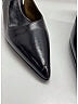 Prada 100% Leather Black Leather Slingback Pumps Size EU 36 1/2 - photo 3