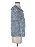 Boden 100% Cotton Blue Short Sleeve Blouse Size 2 - photo 4