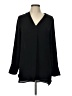 Tyler Boe Black Long Sleeve Blouse Size L - photo 1