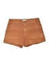 STUDIO BLUE Solid Brown Khaki Shorts Size 29 waist - photo 1