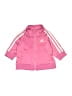 Adidas 100% Polyester Pink Track Jacket 0-3 MO / 3 MO - photo 1
