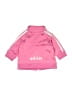 Adidas 100% Polyester Pink Track Jacket 0-3 MO / 3 MO - photo 2