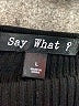 Say What? Black Tank Top Size L - photo 7