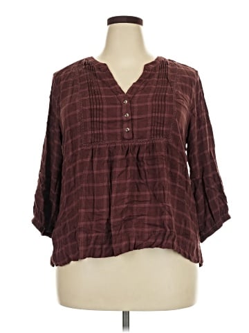 Wrangler Jeans Co 3/4 Sleeve Blouse (view 1)