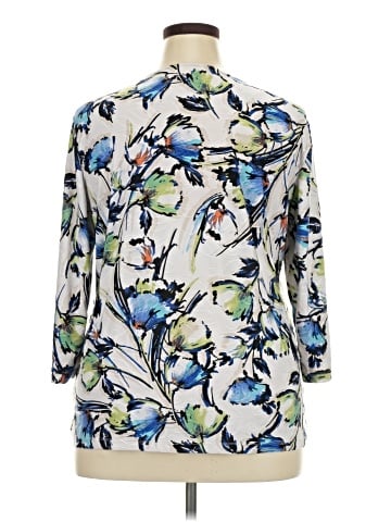 JM Collection 3/4 Sleeve Blouse (view 2)