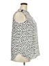 Cure 100% Polyester Animal Print Ivory Sleeveless Blouse Size 2XL - photo 4